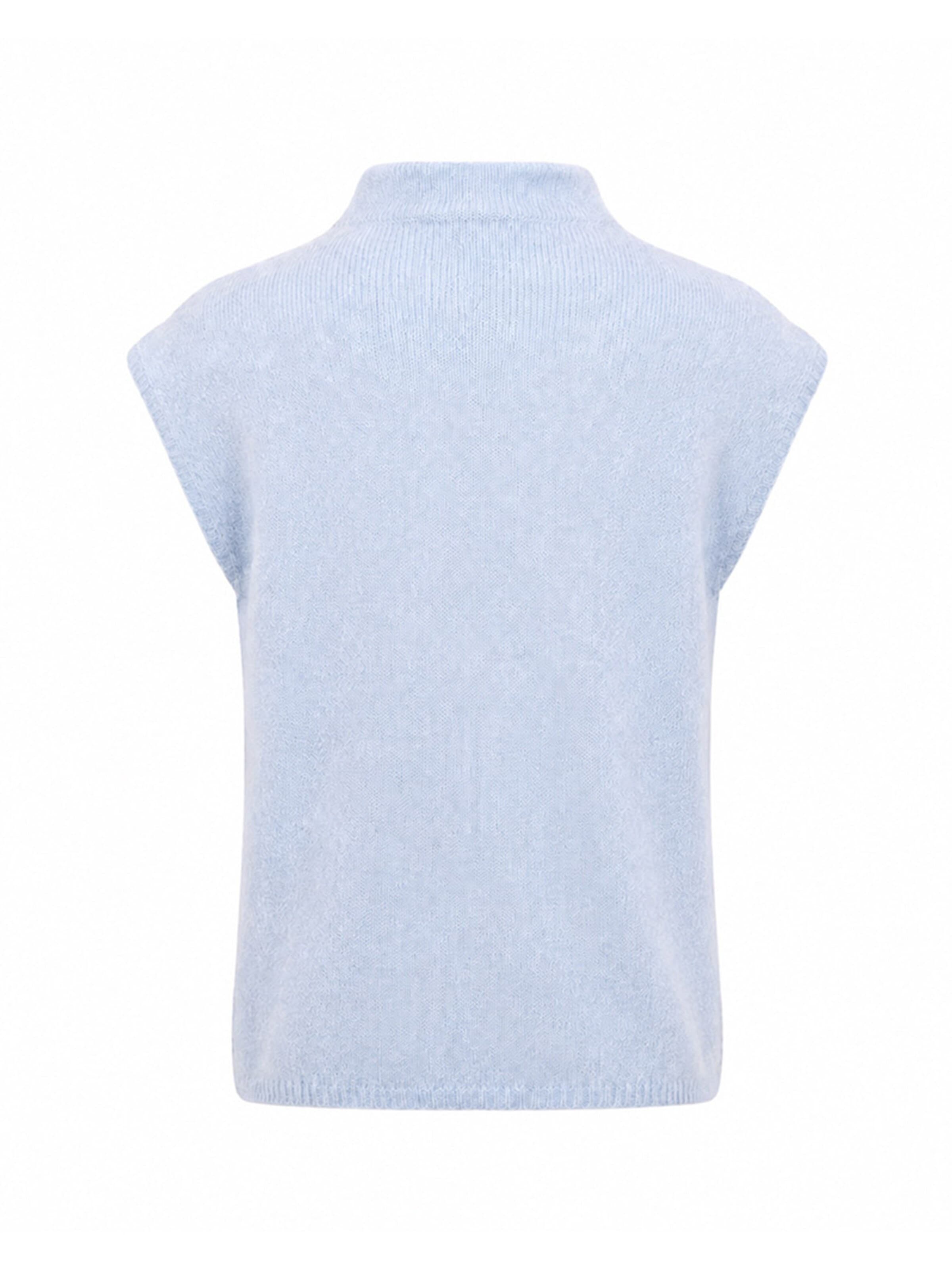 Anse Victorin Knitted Top 'Lara' in Blue