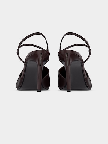 Escarpins à bride arrière 'ESS' Calvin Klein en violet