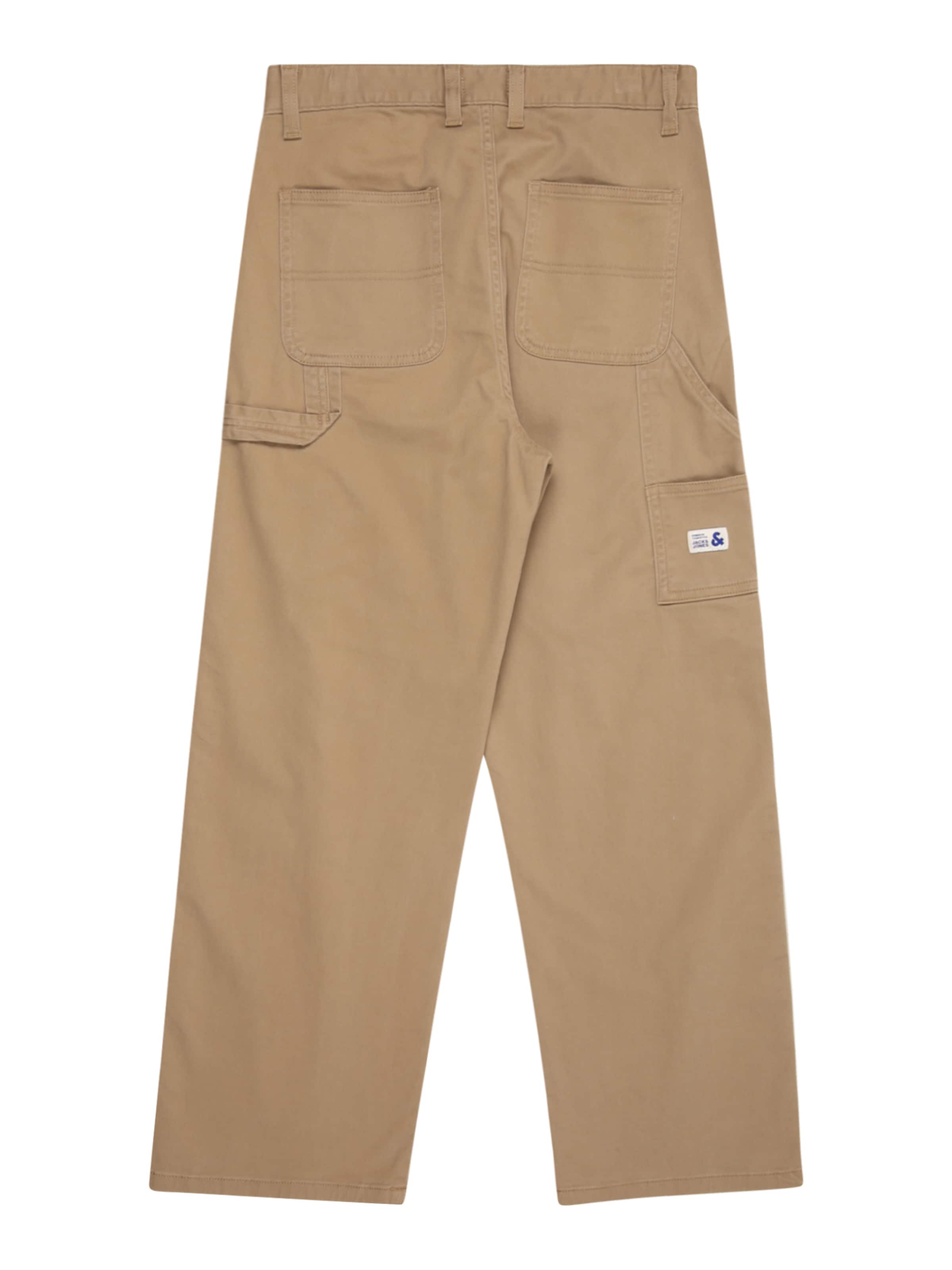 Jack & Jones Junior Baggy Pants 'JPSTAlex' in Beige