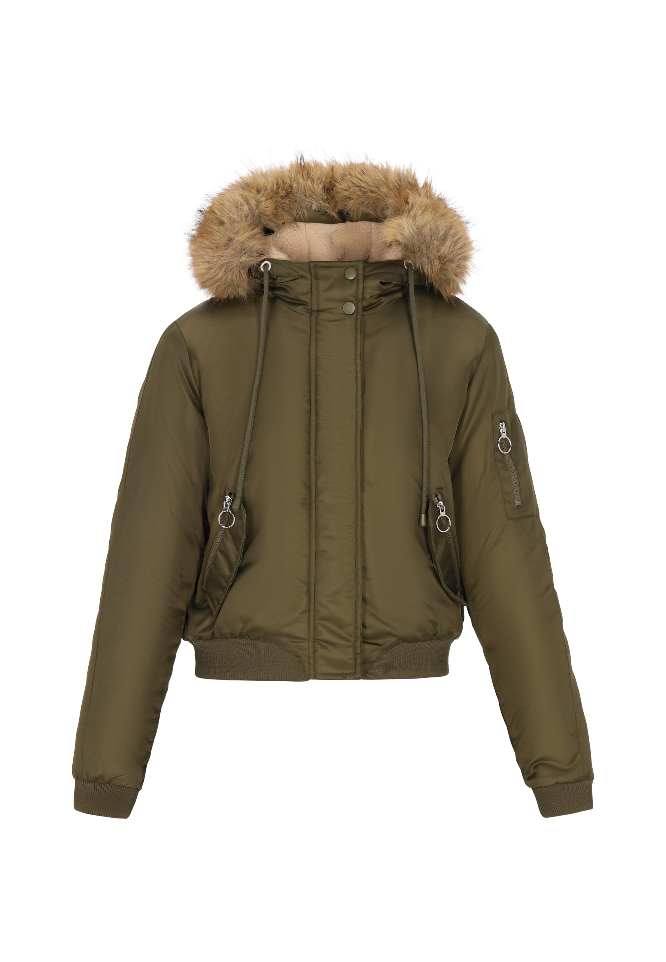 MYMO Välikausitakki värissä oliivi, Tuotenäkymä