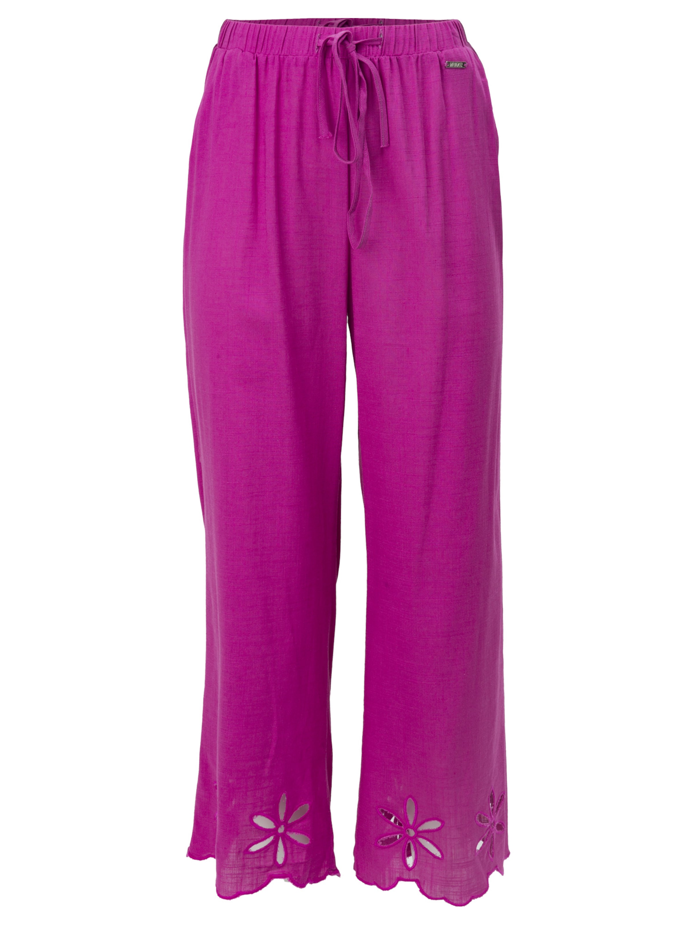 Influencer Loose fit Trousers in Purple: front