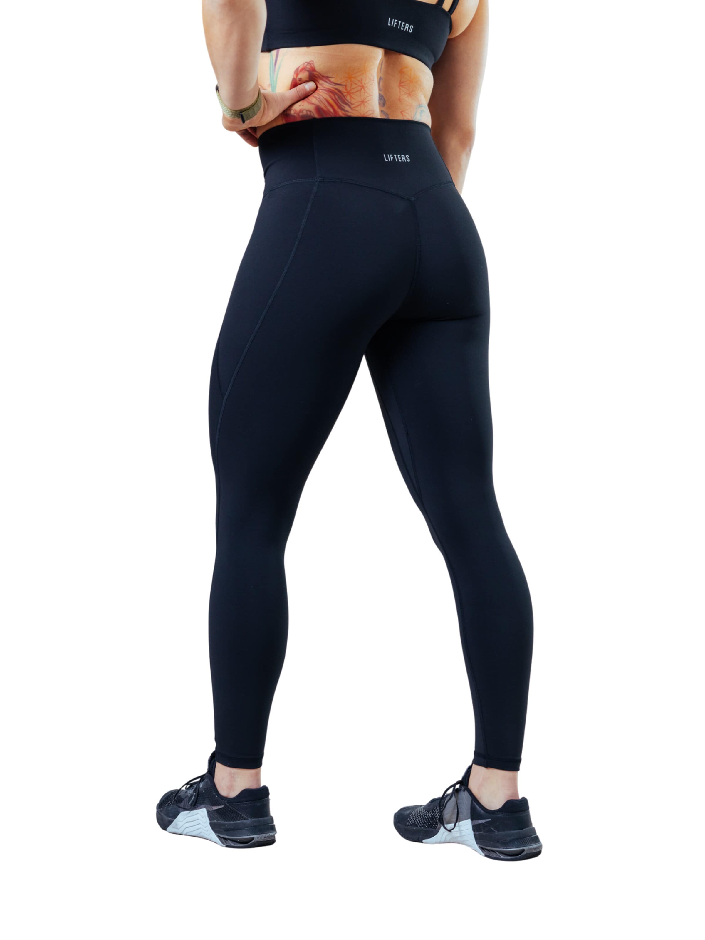 Lifters Slimfit Leggings 'Compete' in Zwart