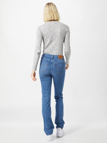 LEVI'S ® Štandardný strih Džínsy '724 High Rise Straight' - Modrá