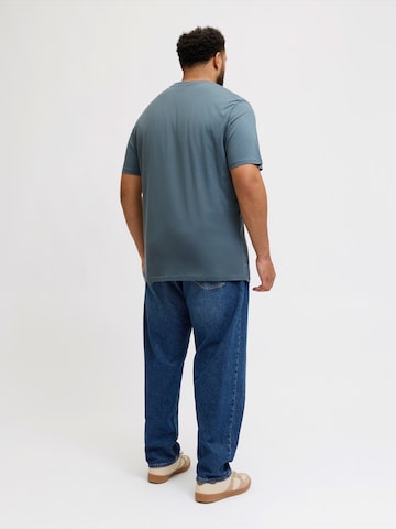 Jack & Jones Plus - Camiseta 'JJMAKO' en azul