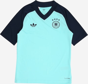 mėlyna ADIDAS PERFORMANCE Sportiniai marškinėliai 'Germany 26 Away Pre Match': priekis