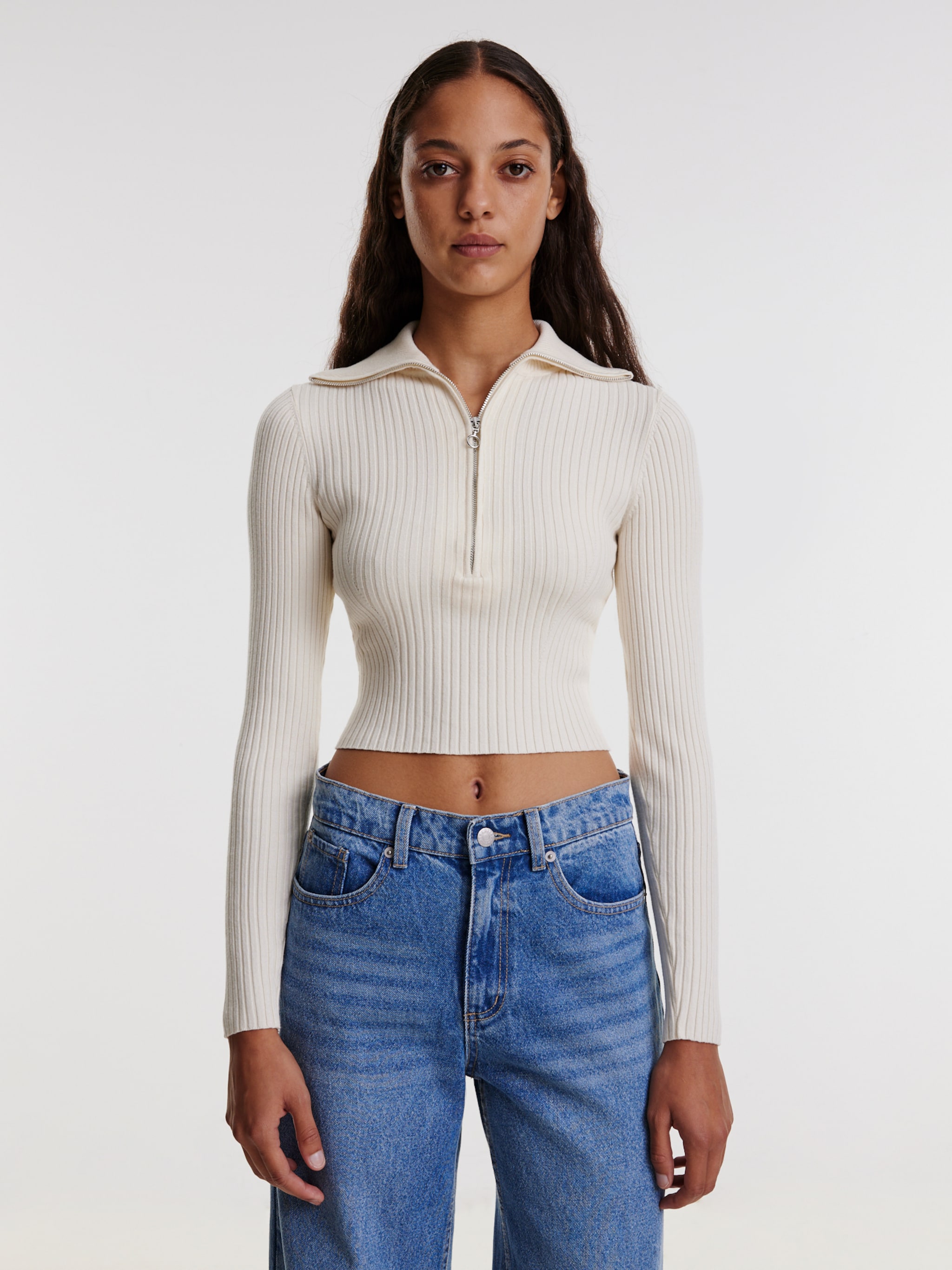 EDITED Produkter Pullover 'Fritzi' hvid