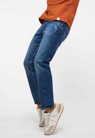 MUSTANG Tapered Jeans ' Oregon  ' in Blau