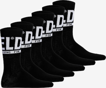 DIESEL - Calcetines en negro: frente