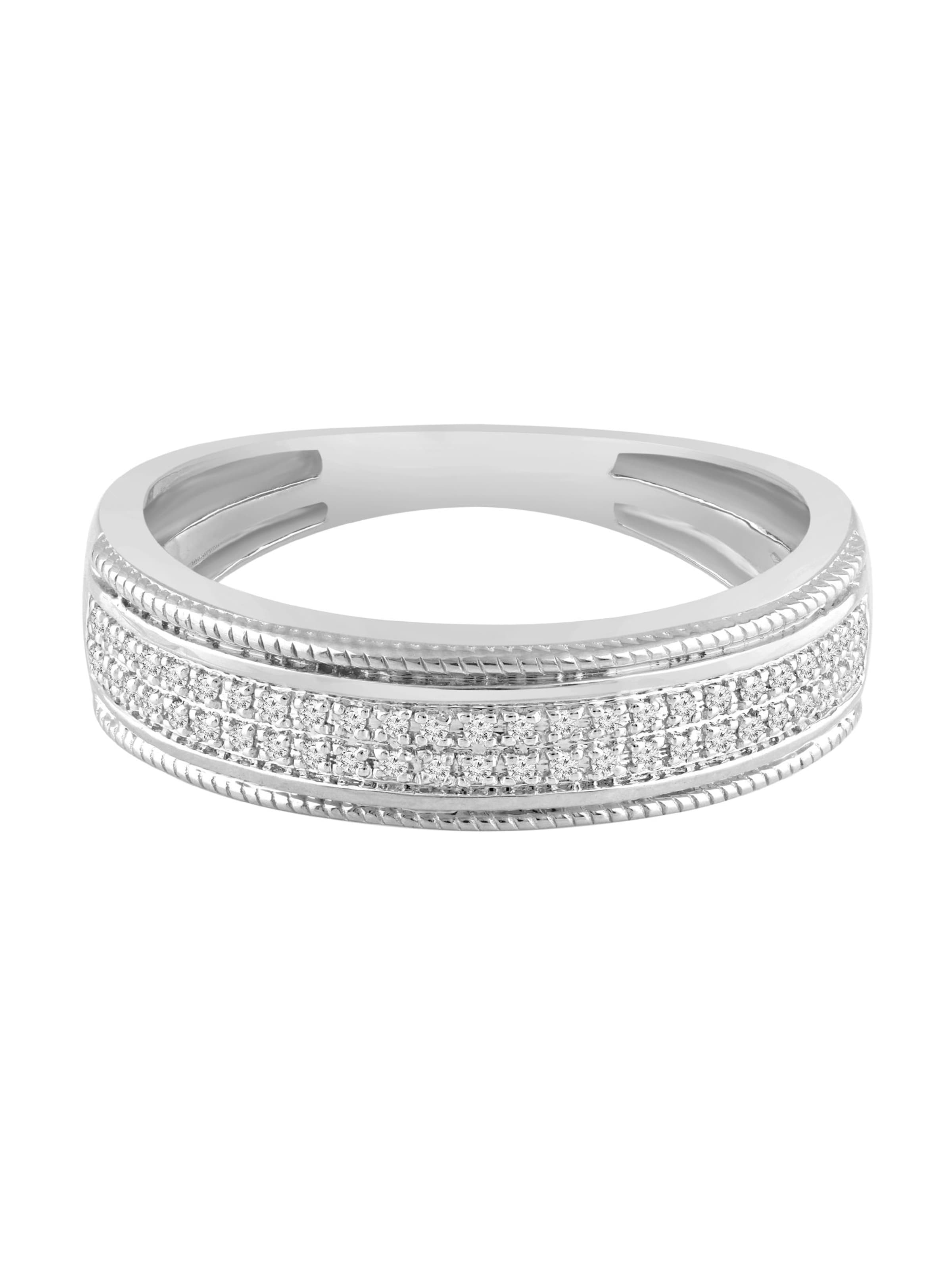 Diamant Exquis Ring in Silver: front