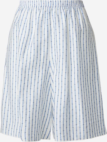 AMERICAN VINTAGE Loosefit Housut 'ZIVOW' värissä valkoinen: etupuoli