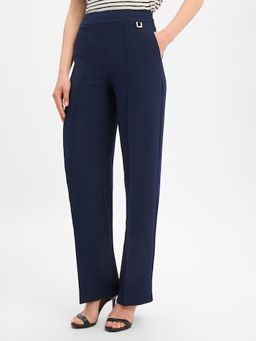 Wide Leg Pantalon à plis 'Paullen' JOOP! en bleu : devant