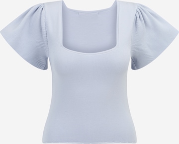 Pull-over 'KENDRA' Only Petite en bleu : devant