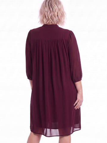 JMP - Jean Marc Philippe - Vestido 'RITY817-BORDEAUX' en rojo