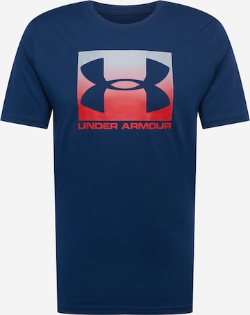 Tricou funcțional de la UNDER ARMOUR pe albastru: față