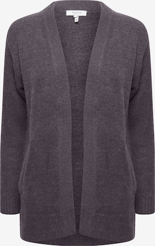 b.young Knit Cardigan in Grey: front