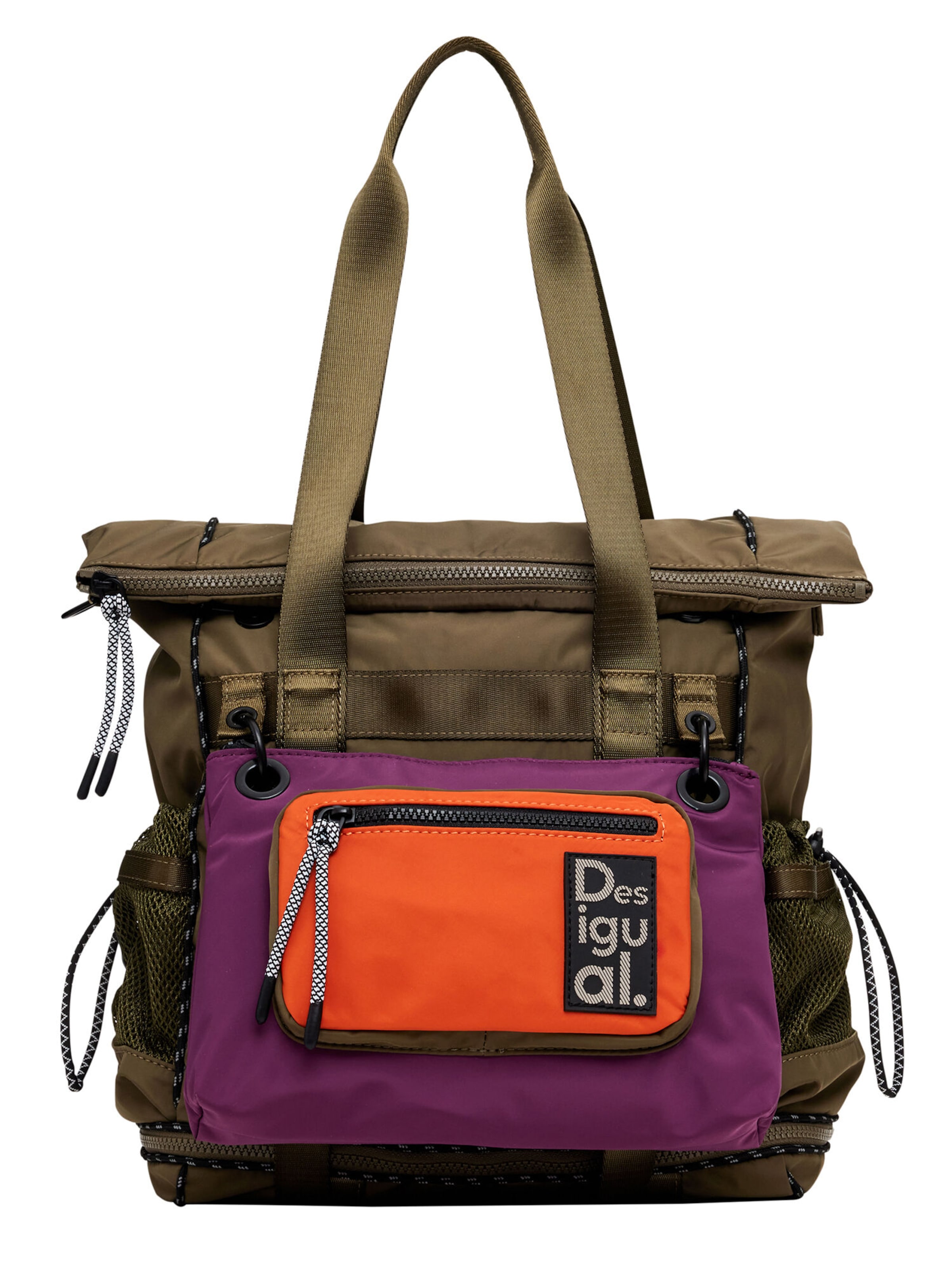 Sac à dos Desigual en marron : devant