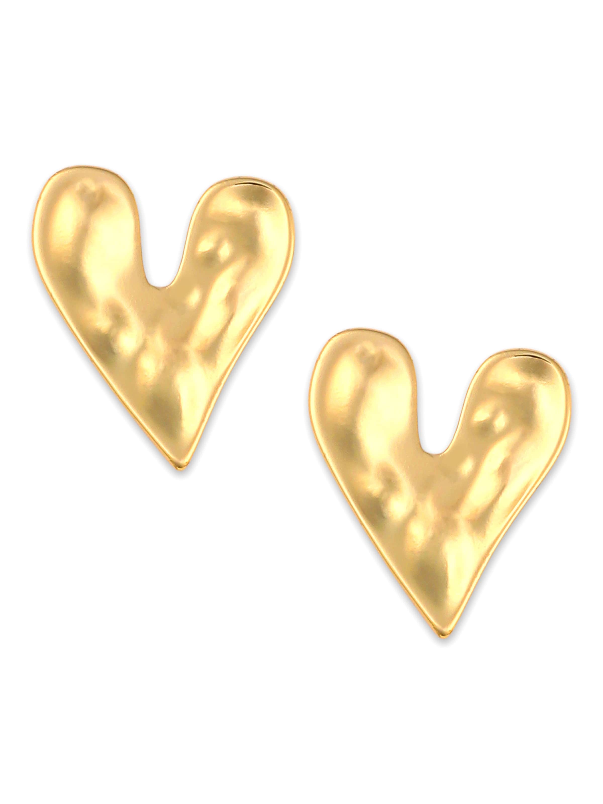 SOHI Náušnice 'Tabatha' - Zlatá: predná strana