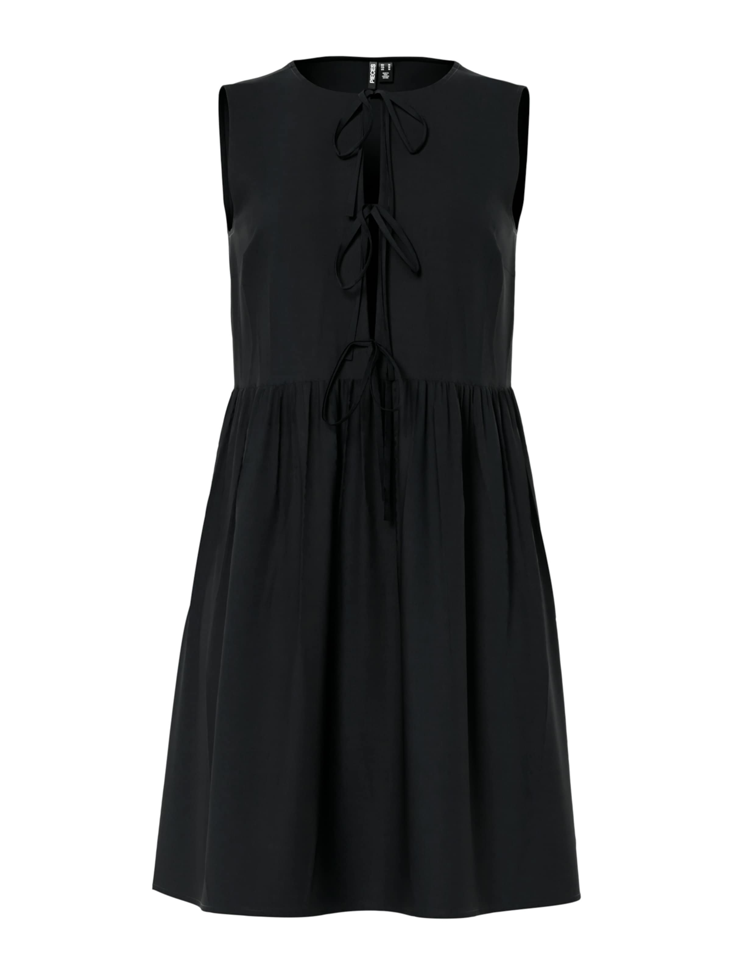 PIECES Nyári ruhák 'PCJOLLY' - fekete: elől