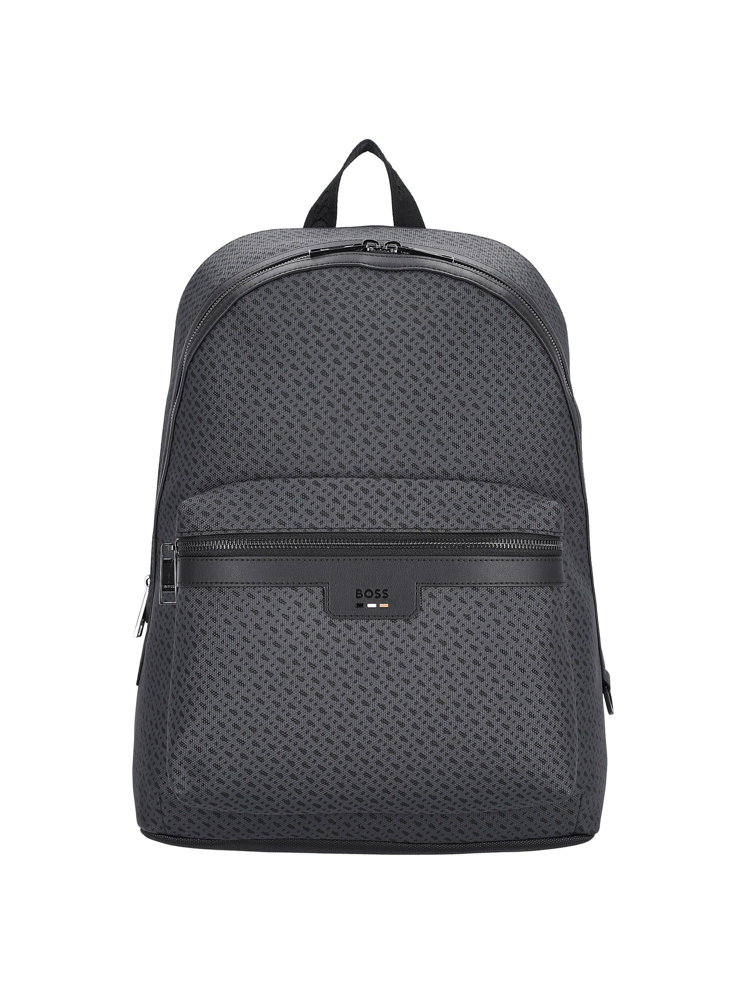 HUGO BOSS Rucksack 'Ray NM'‌‌‌‌‌‌‌‌‌‌ in Schwarz: Vorderseite
