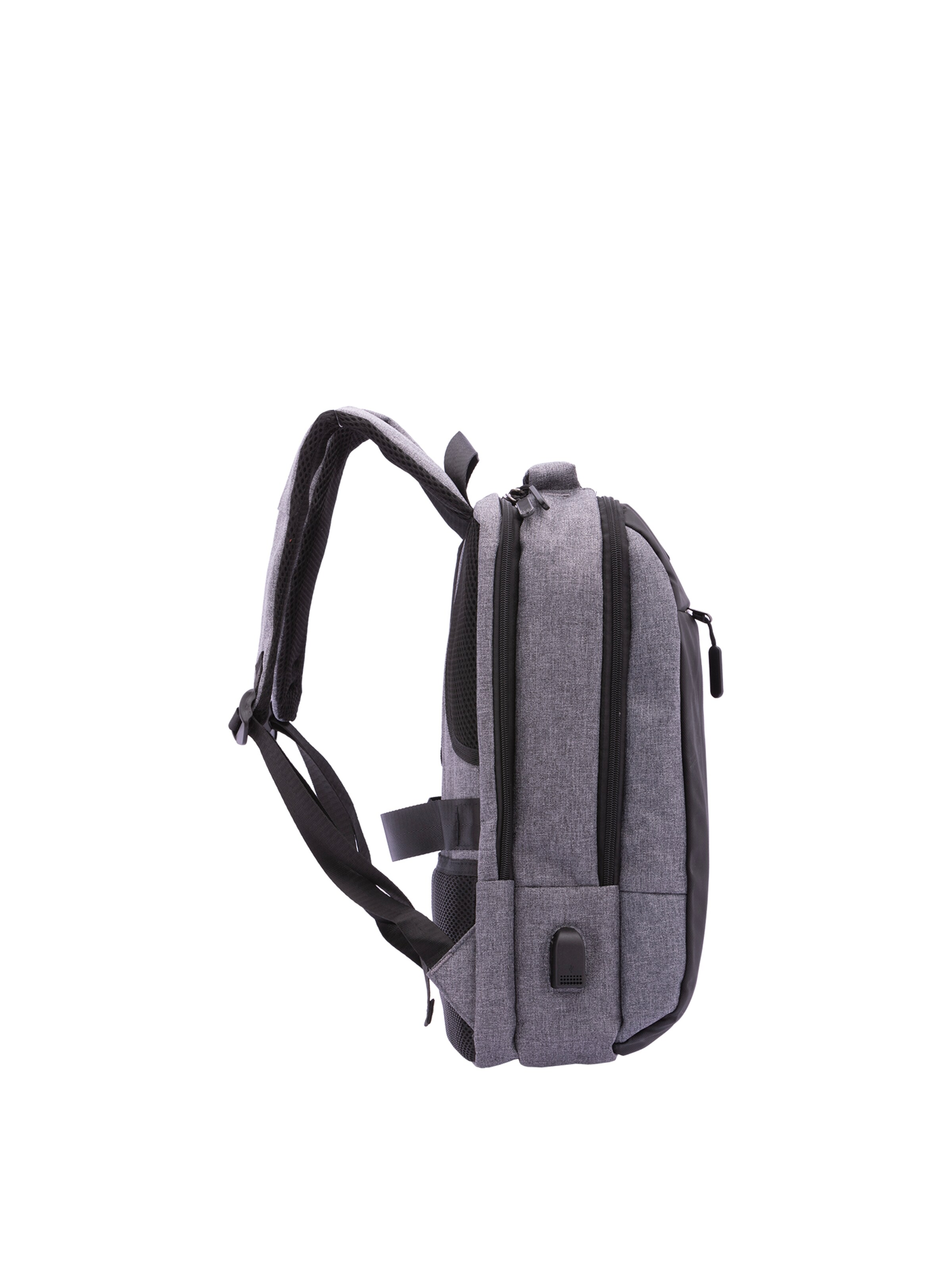 Zaino 'Zaino B Cavalli Poliestere Chiusura Zip Tasche Esterne 40x28x15 cm' di B. Cavalli in grigio