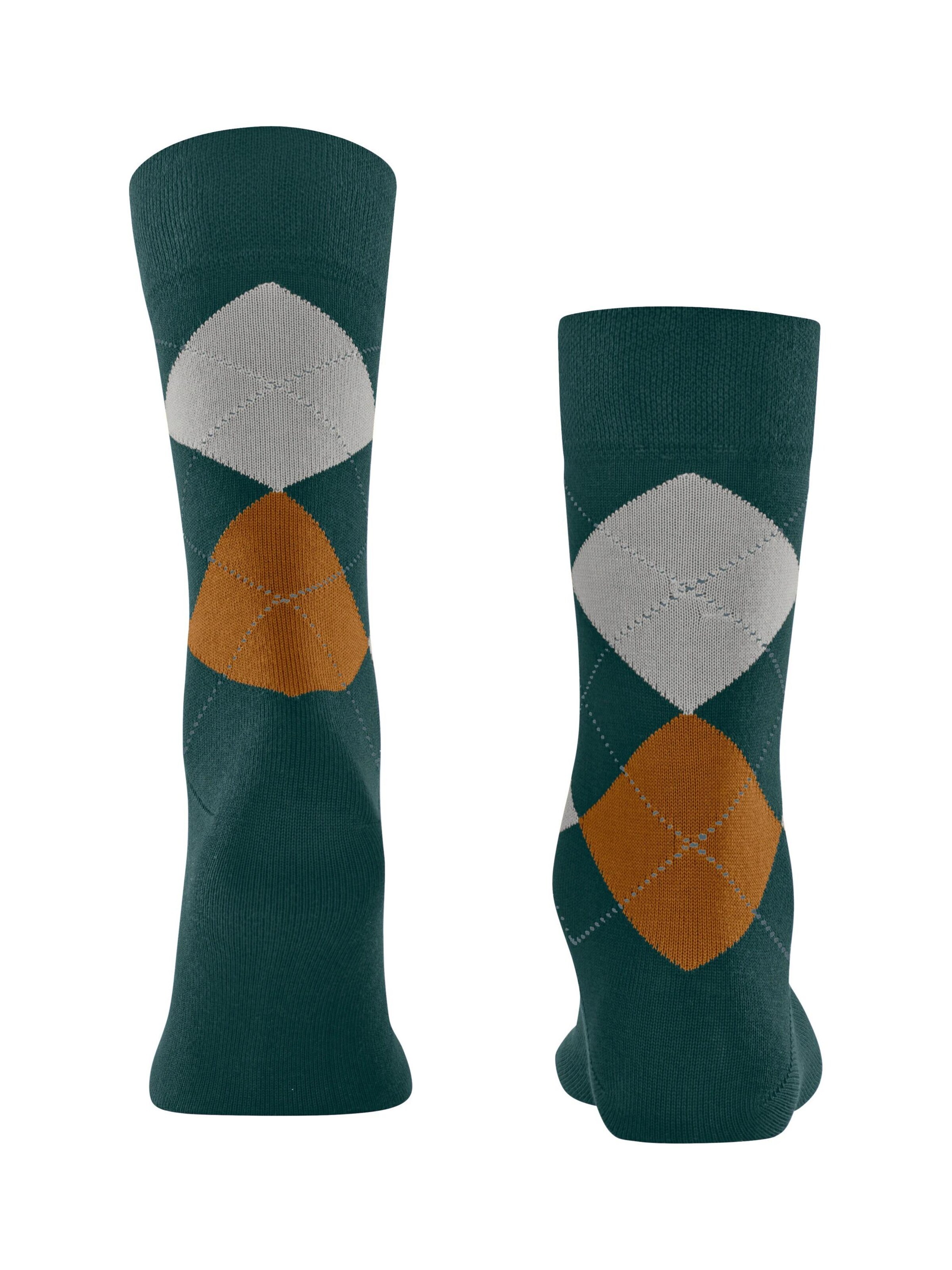 FALKE Socks 'Sensitive Argyle' in Green