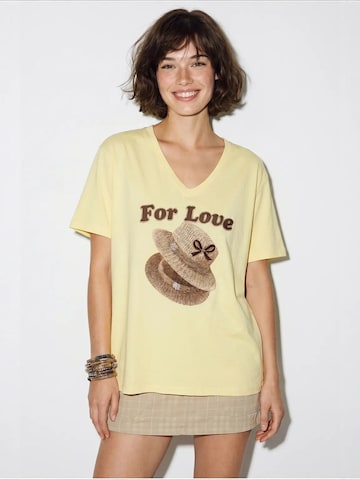 Bianco Lucci - Camisa 'T-Shirts' em amarelo
