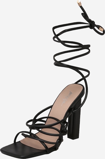 Nasty Gal Strap sandal in Black, Item view