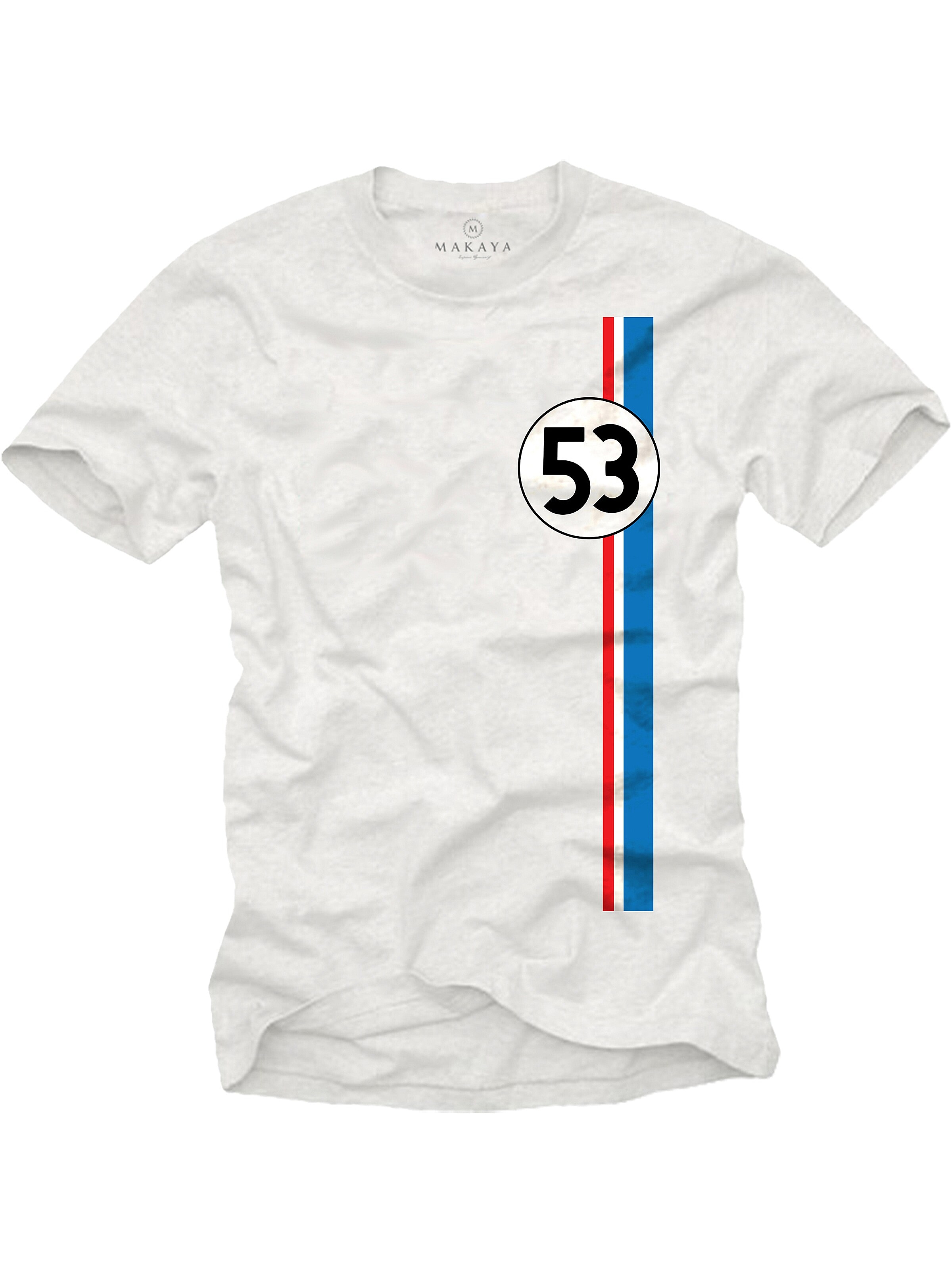 MAKAYA Shirt 'Herb-ie 53' in White: front
