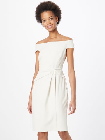 Lauren Ralph Lauren Cocktailjurk 'SARAN' in Beige: voorkant