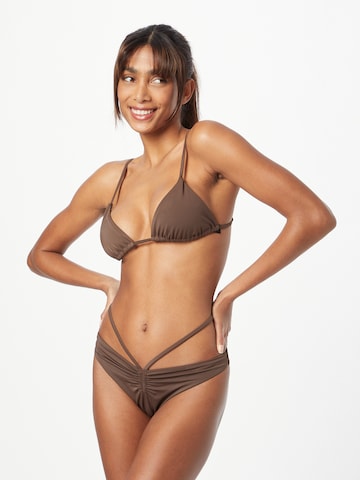 WEEKDAY - Braga de bikini en marrón