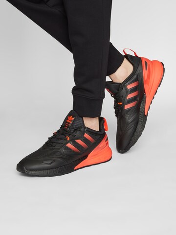 ADIDAS ORIGINALS Низкие кроссовки 'ZX 2K BOOST 2.0' в Смешанный: спереди