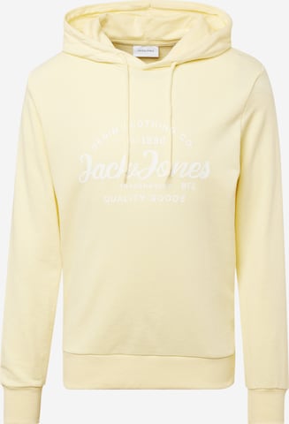 JACK & JONES Μπλούζα φούτερ 'FOREST' σε κίτρινο: μπροστά