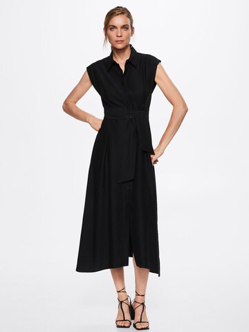 MANGO Shirt Dress 'TIBI' in Black: front