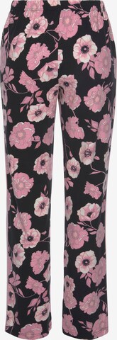 LASCANA Pajama pants in Black