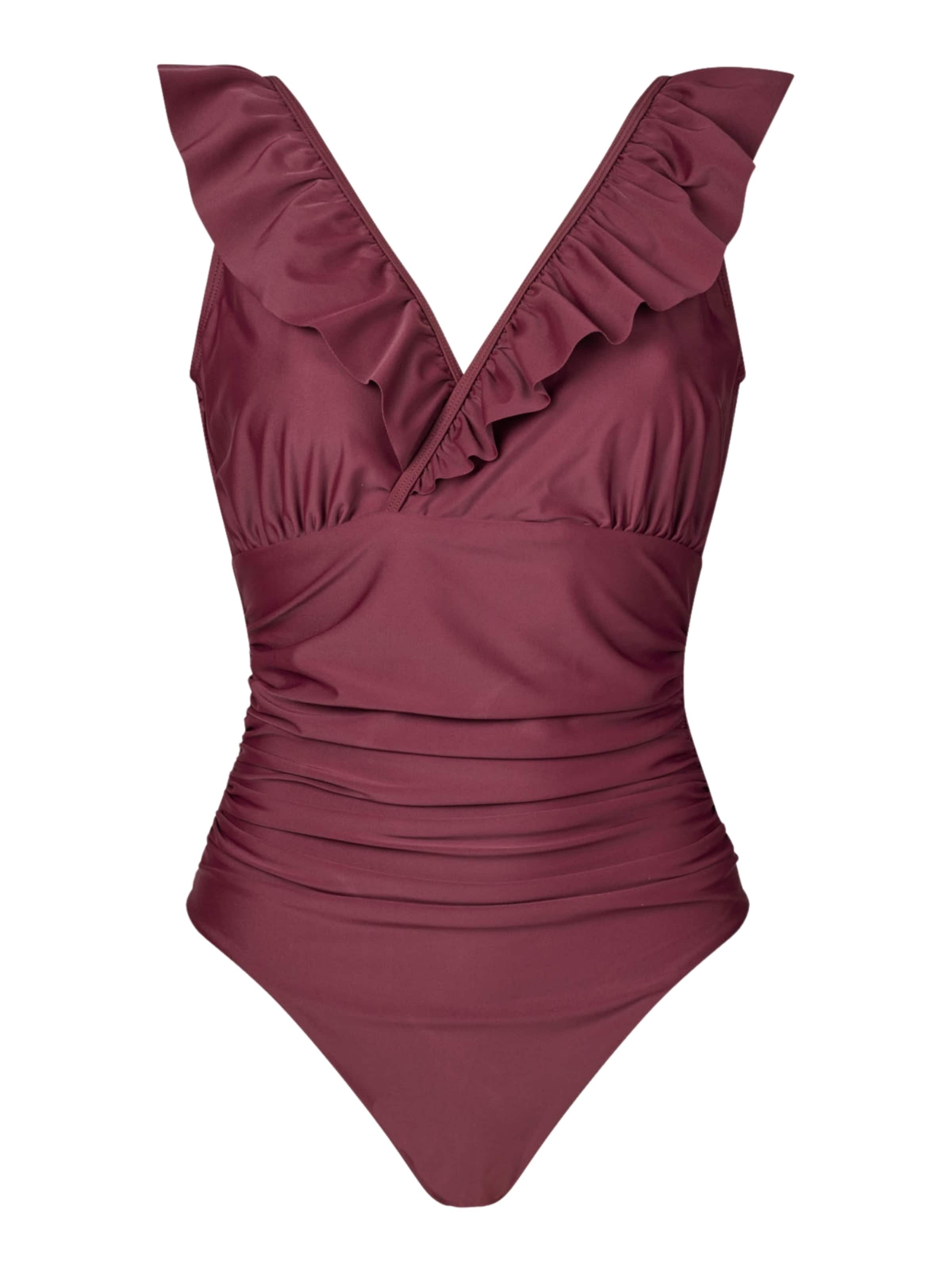 Crās Strój kąpielowy ' Agnecras ' w kolorze czerwony: przód