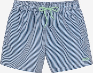 BUFFALO Board Shorts in Blue: front