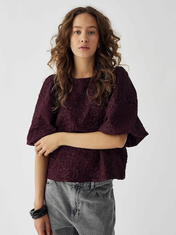 Camicia da donna ' N-Shelly Blouse ' di Noella in rosso