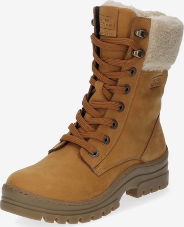 CAMEL ACTIVE Lace-Up Boots in Brown: front