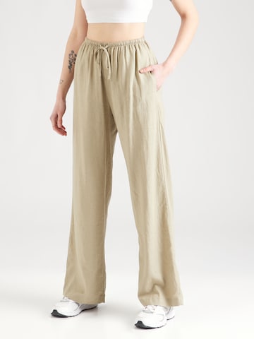 Wide leg Pantaloni 'Haven' de la Cotton On pe bej: față