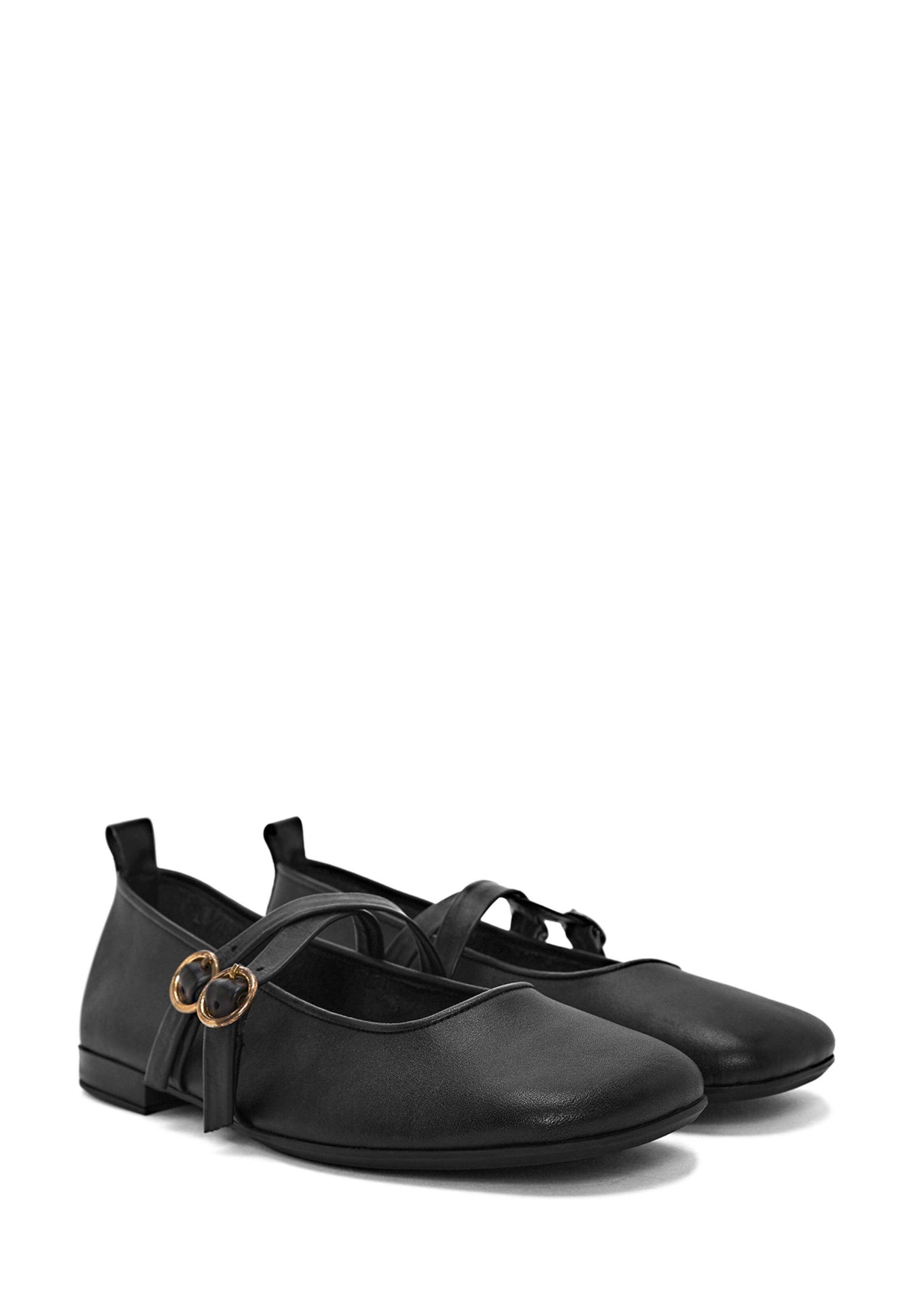 Ballerines à lanières Derimod en noir