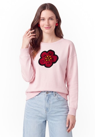 Sweat-shirt MYMO en rose : devant