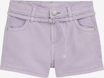 WE Fashion Slimfit Farkut värissä lila: etupuoli