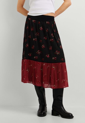 Gonna 'Galatea' di Pepe Jeans in nero: frontale