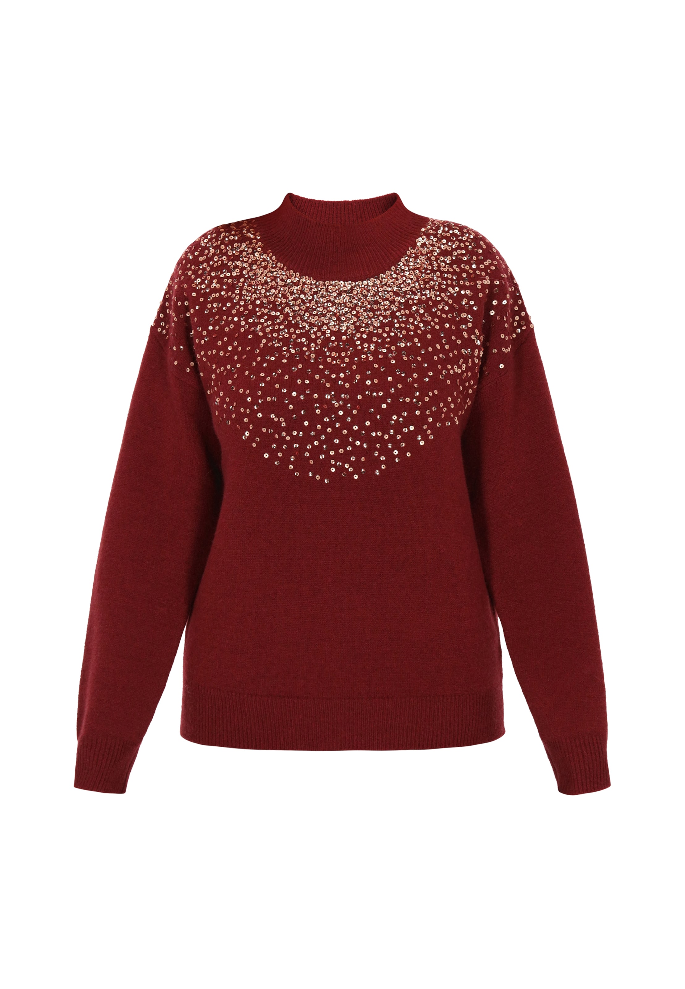 Pull-over faina en rouge : devant