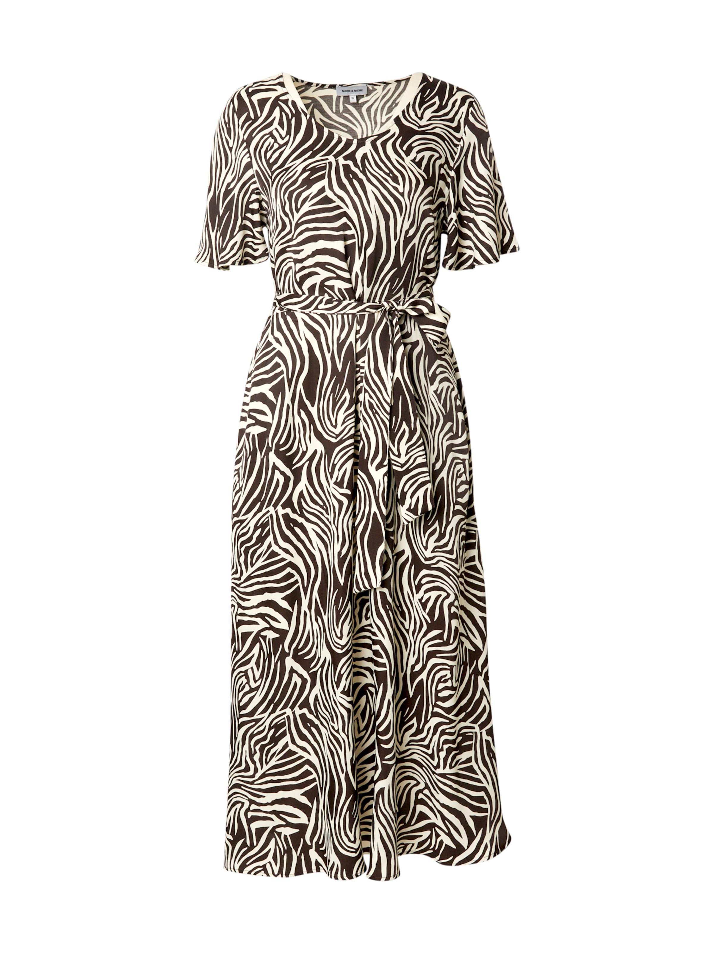 MORE & MORE - Vestido em castanho: frente