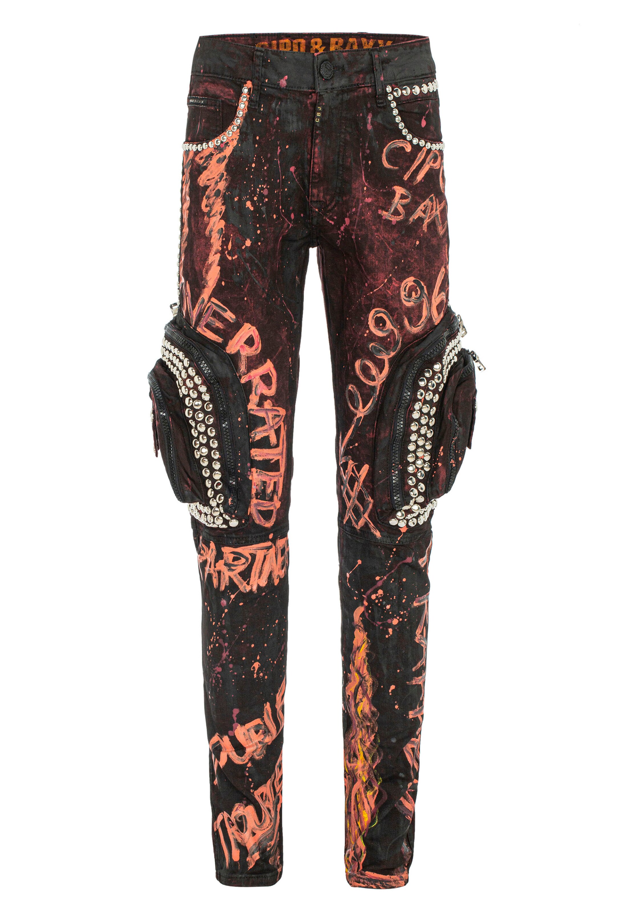 CIPO & BAXX Regular Jeans in Red: front