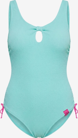 LAURASØN Bustier Badpak in Groen: voorkant