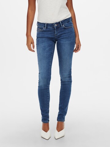 ONLY Skinny Jeans 'Coral' in Blauw: voorkant