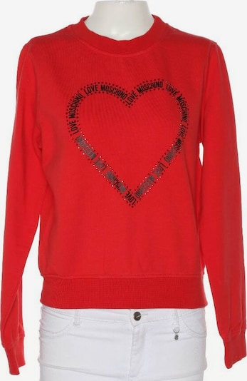 Love Moschino Sweatshirt & Zip-Up Hoodie in S in Red, Item view