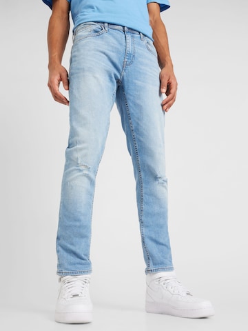 Coupe slim Jean BLEND en bleu : devant